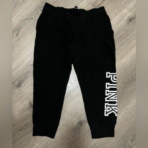 PINK Victoria's Secret Black Sweatpants